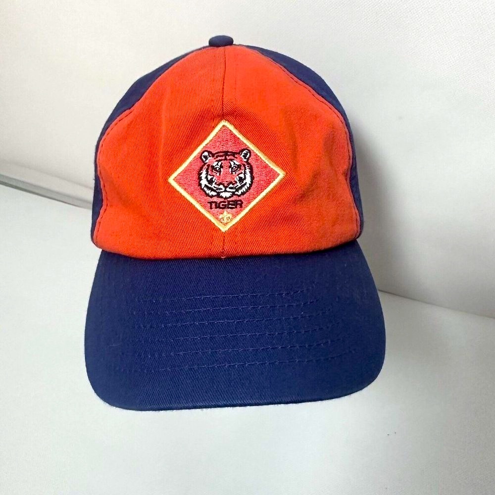 Cub Hat M/L Scouts Tiger Patch Trucker Boy Scouts Cap Snap Back Twill Vintage
